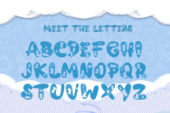 Baby Boy Font - Preview 1