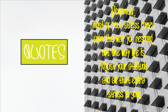 Backspace Font - Preview 2