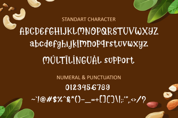 Brown Peanut Font - Preview 4