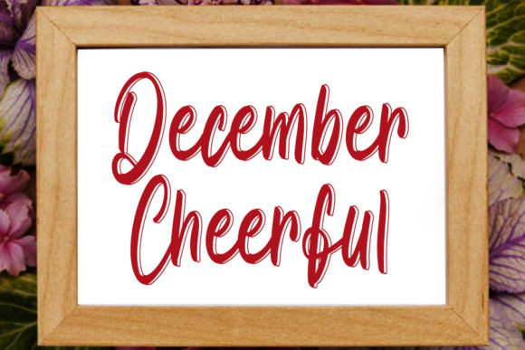 Christmas Creative Font - Preview 1