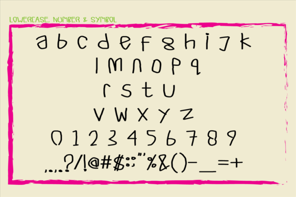 Friend of Mine Font - Preview 3