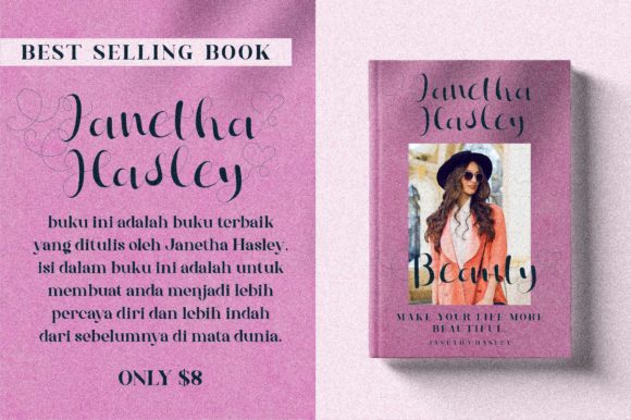 Janetha Hasley Font PNG with transparent background - Preview 2