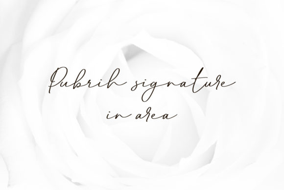 Pubrih Font PNG with transparent background - Preview 4