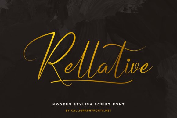 Rellative Font font preview - 1