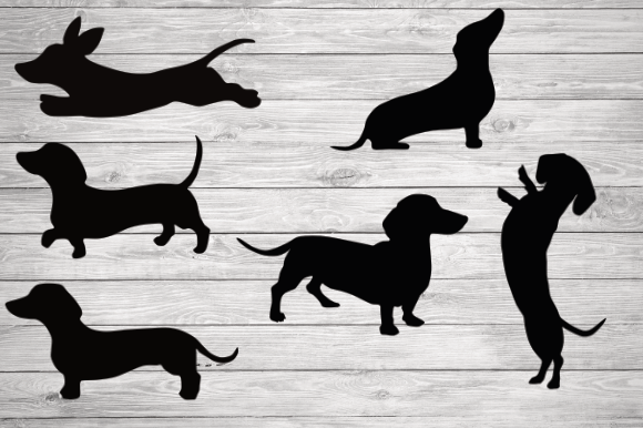Dachshund Silhouette, Dachshund Clipart