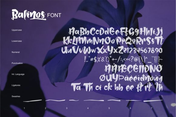 Balinos Font - Preview 1