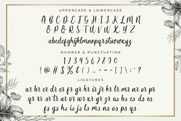 Butterfly Winter Font - Preview 2