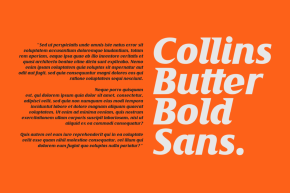 Collins Butter Font - Preview 2