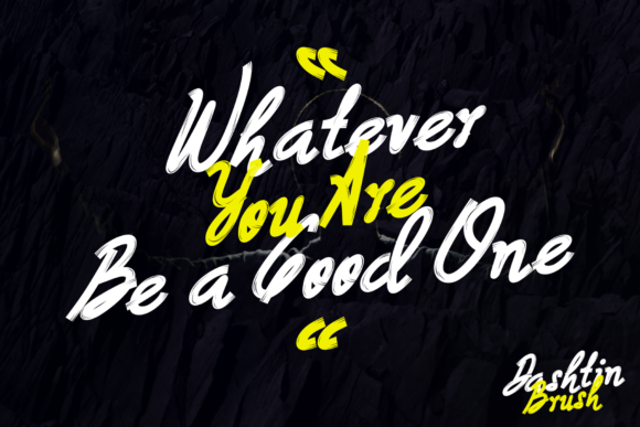 Dashtin Brush Font - Preview 1