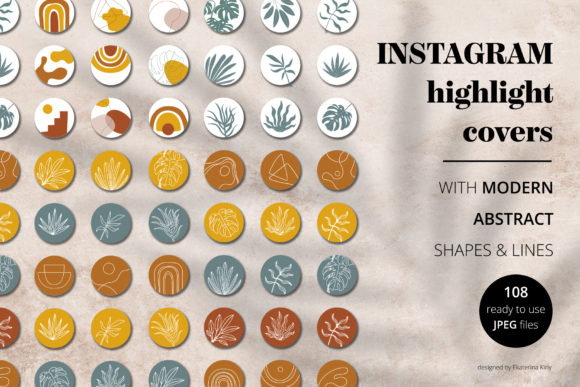 Modern Instagram Highlight Covers - Digital