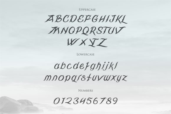 Rivandell Font PNG with transparent background - Preview 2
