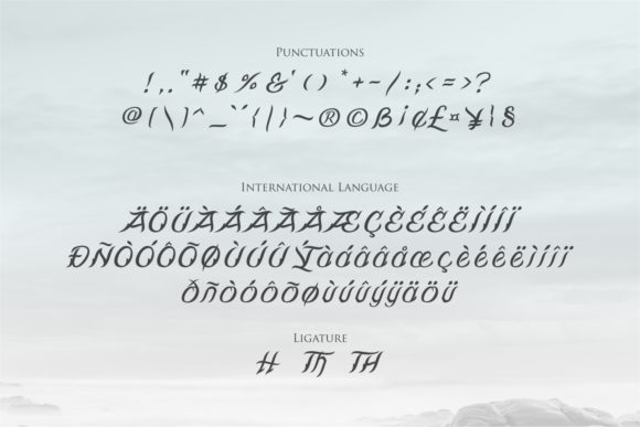 Rivandell Font PNG with transparent background - Preview 3