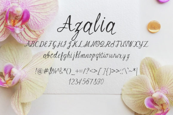 Azalia Font - Preview 1