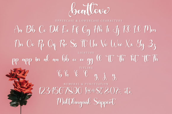 Beatlove Font - Preview 1