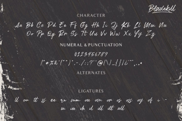 Bladekill Font - Preview 5