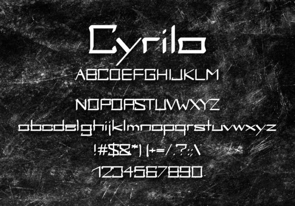 Cyrila Font - Preview 1