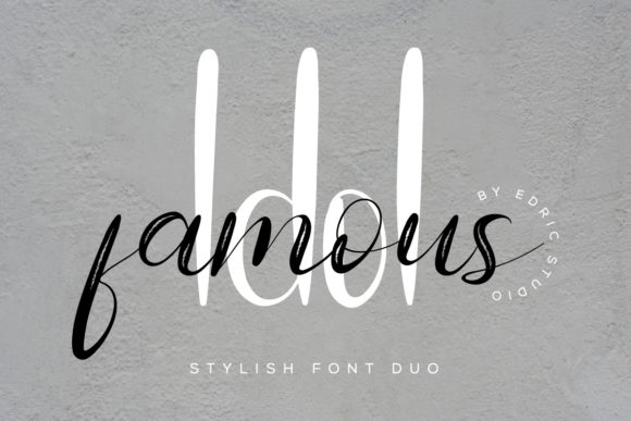 Famous Idol Font - Preview 1