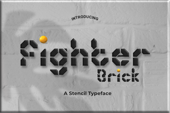 Fighter Brick Font - Preview 1