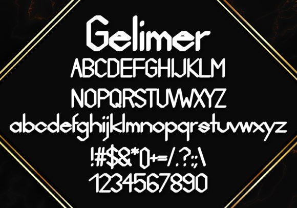 Gelimer Font - Preview 1