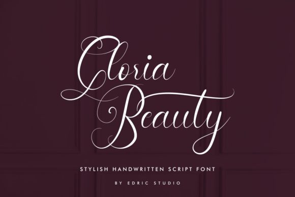 Gloria Beauty Font - Preview 1