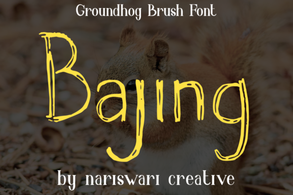 Groundhog Font - Preview 2