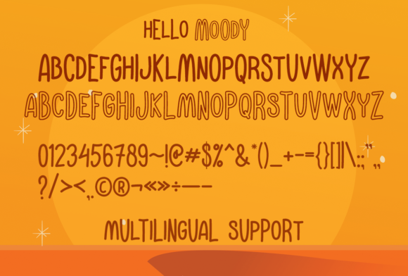Hello Moody Font - Preview 5