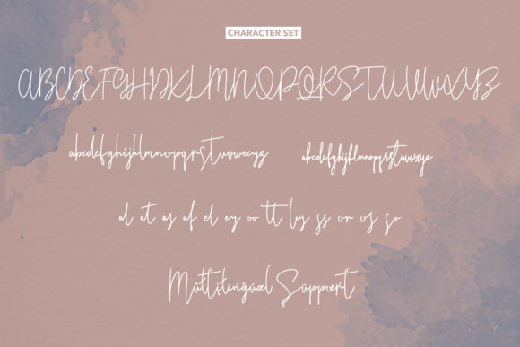 Hollydates Font PNG with transparent background - Preview 3
