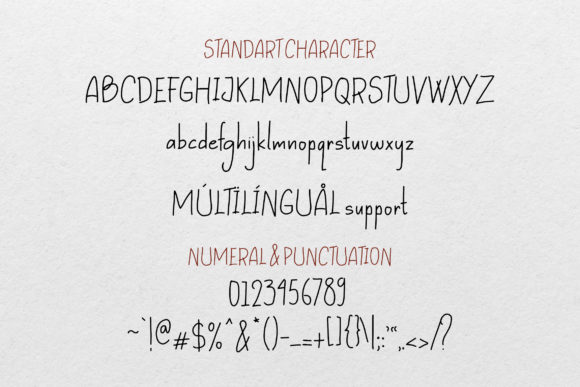 Hopes Letter Font - Preview 6