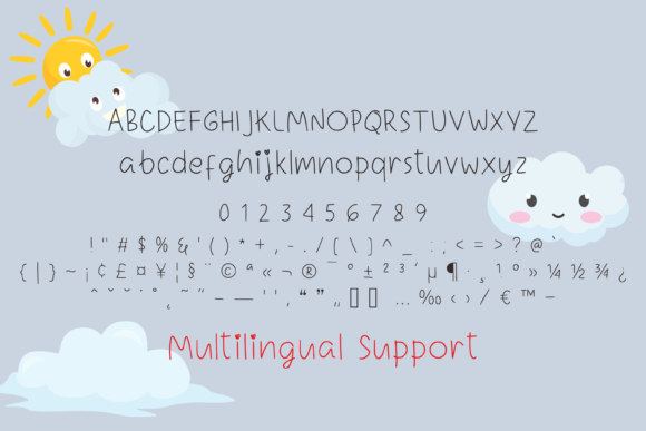 Langit Biru Font PNG with transparent background - Preview 2