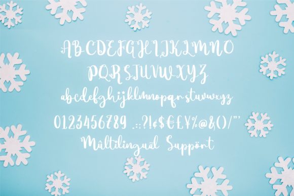 Mythical Christmas Font PNG with transparent background - Preview 6