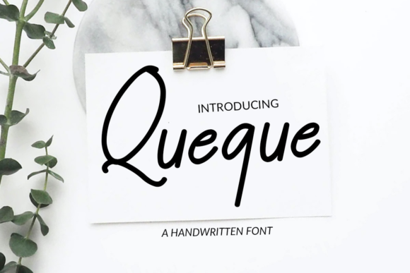 Queque Font PNG with transparent background - Preview 1