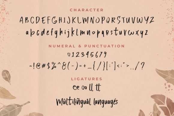 Remember Moment Font PNG with transparent background - Preview 5