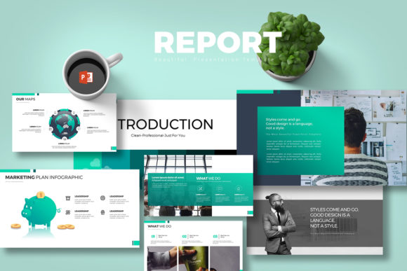 Preview of Report PowerPoint Presentation business report presentation template