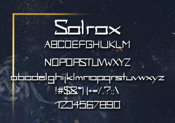 Safrax Font PNG with transparent background - Preview 1