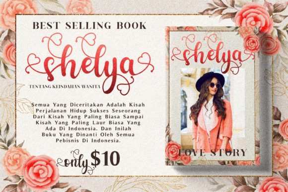 Shelya Font PNG with transparent background - Preview 2