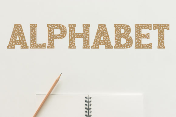 Alphabet Font - Preview 4