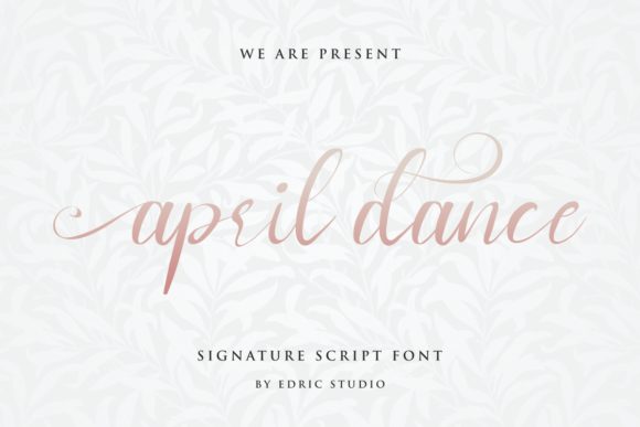April Dance Font - Preview 1