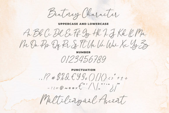 Beatney Font - Preview 5