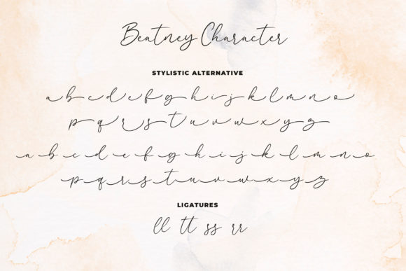 Beatney Font - Preview 6