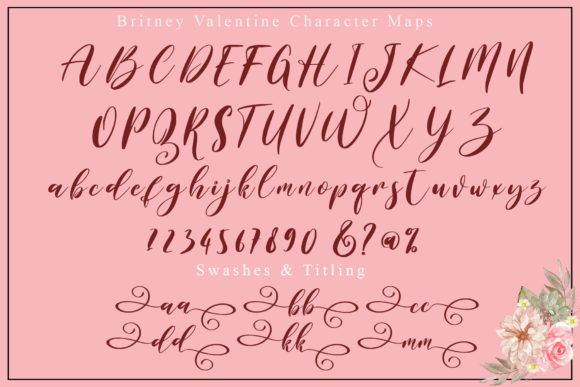 Britney Valentine Font - Preview 3