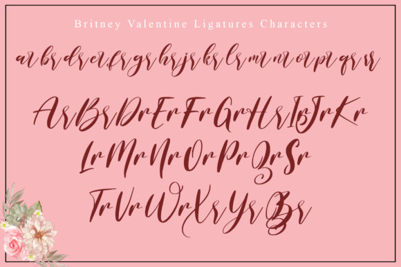 Britney Valentine Font - Preview 4