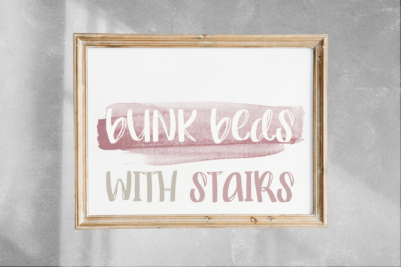 Bunk Bed Font - Preview 4