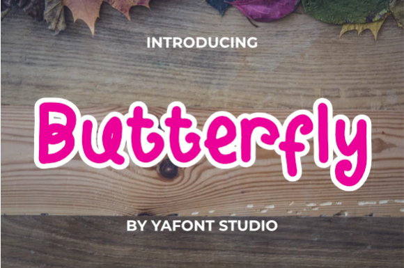 Butterfly Font - Preview 2