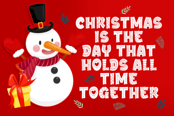 Candy Christmas Font - Preview 2