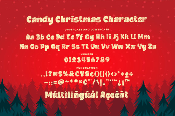 Candy Christmas Font - Preview 5