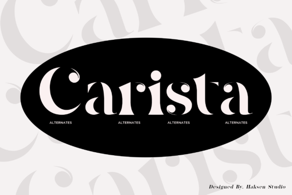 Carista Font - Preview 1