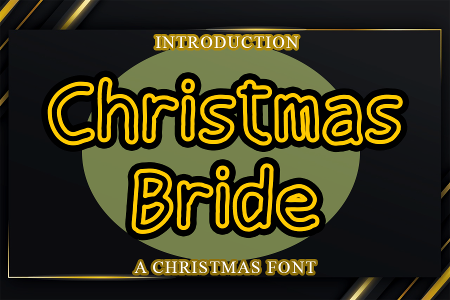 Christmas Bride Font - photo 1