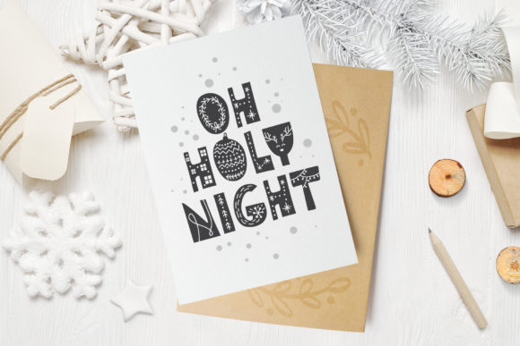 Christmas Nordic Font - Preview 1