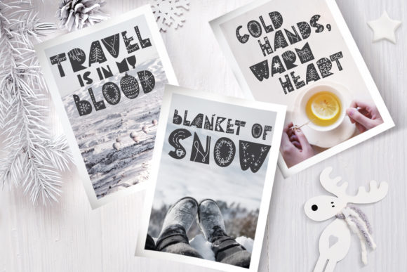 Christmas Nordic Font - Preview 3