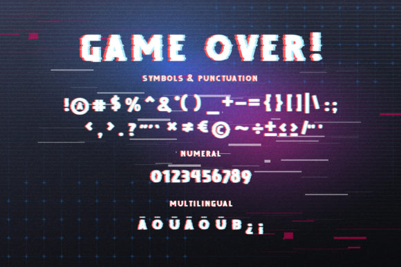 Debug Font PNG with transparent background - Preview 2